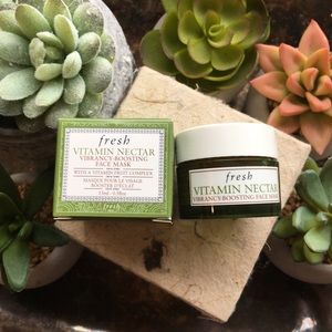 Fresh vitamin nectar vibrancy boosting face mask
